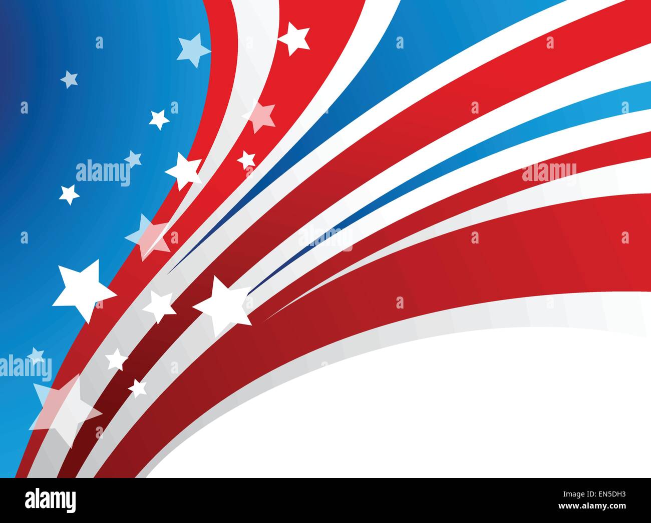 Präsidenten Day Vector Background. Patriotische USA Abbildung Stock Vektor