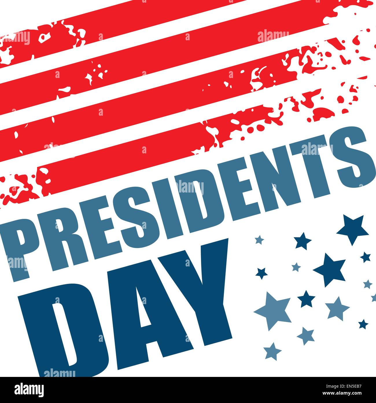 Präsidenten Day Vector Background. Patriotische USA Abbildung Stock Vektor