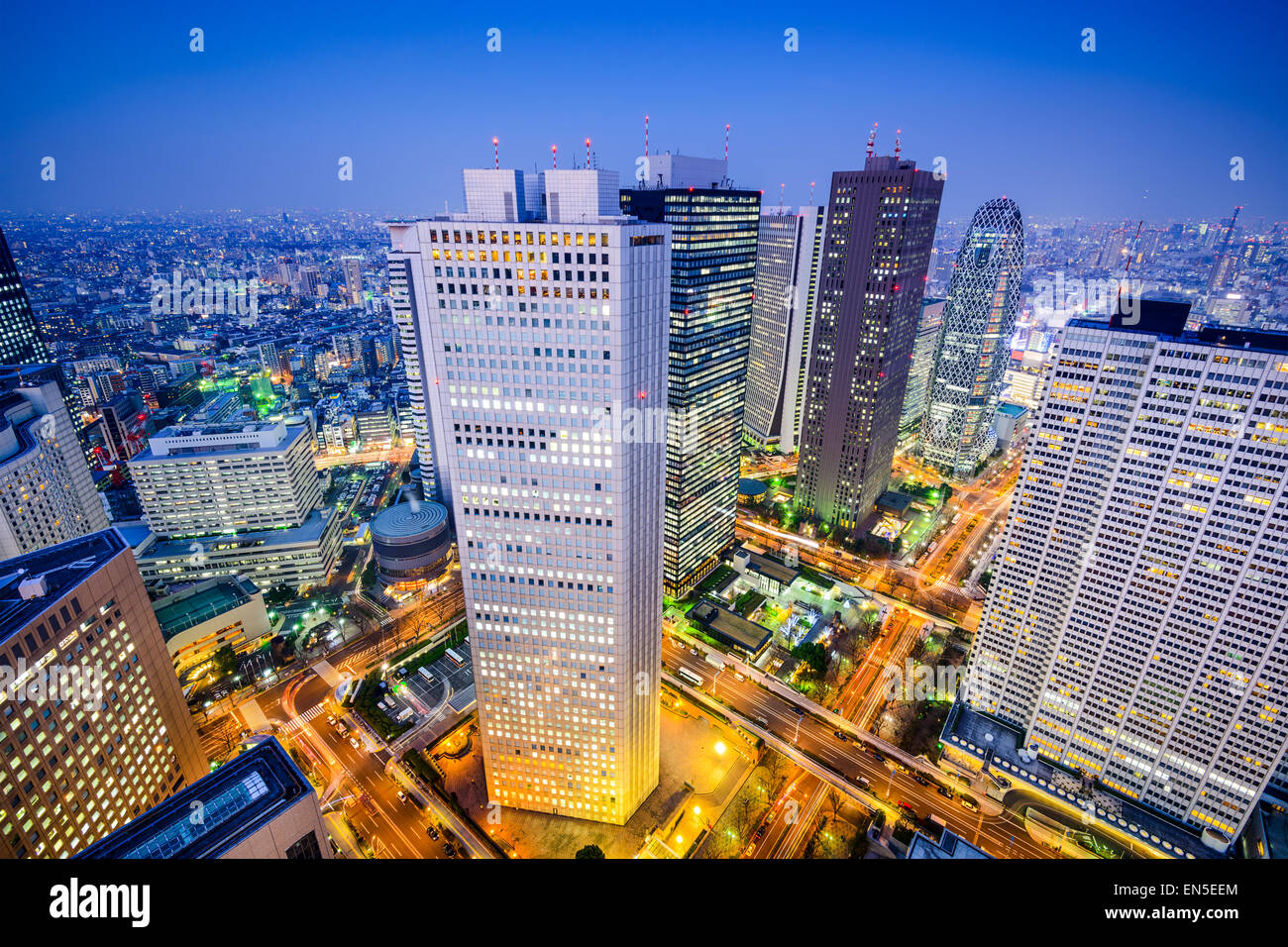 Tokyo, Japan Shinjuku Stadtbild. Stockfoto