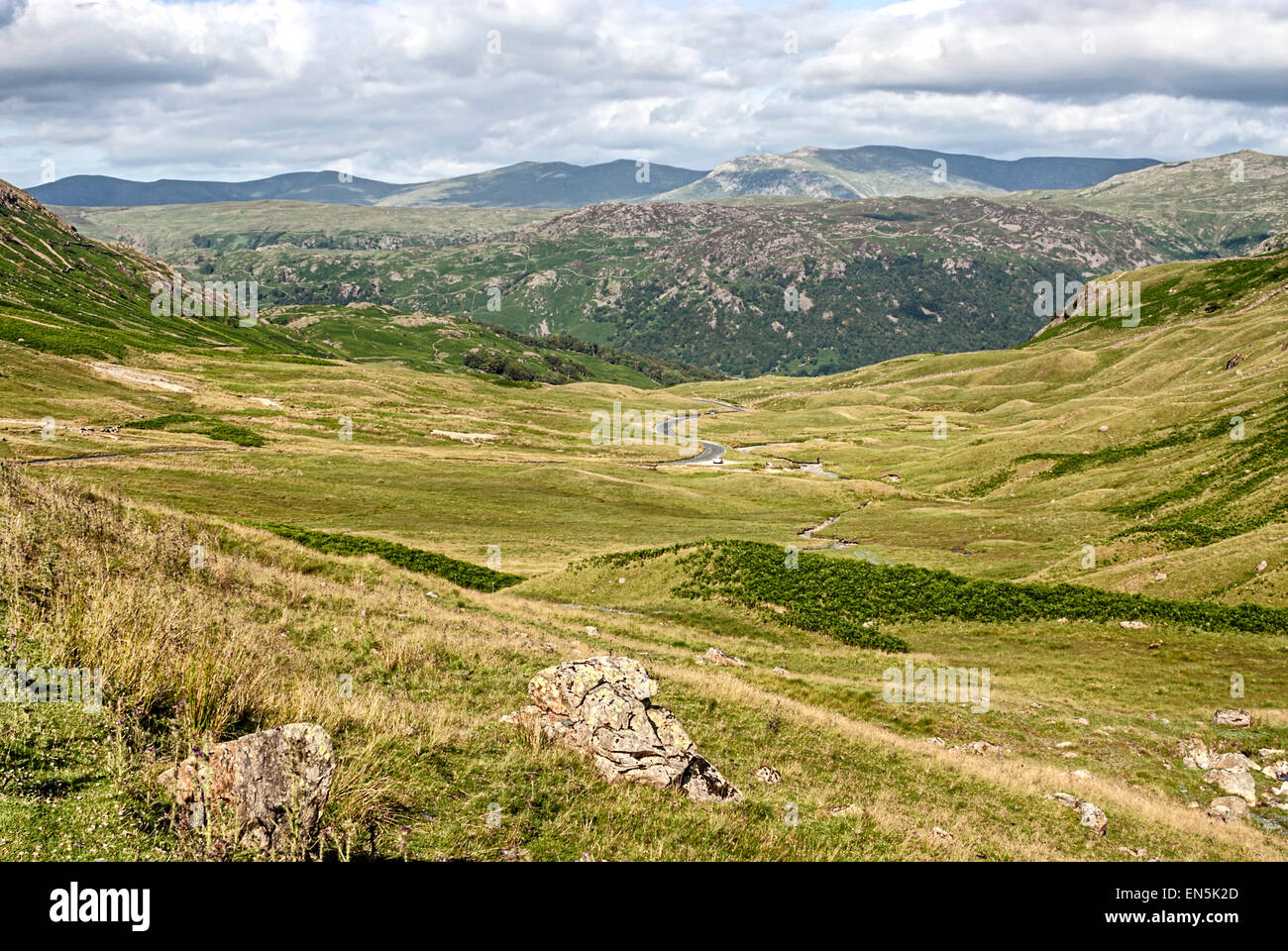 Landschaft am Buttermere, einem See im englischen Lake District im Nordwesten Englands. Stockfoto