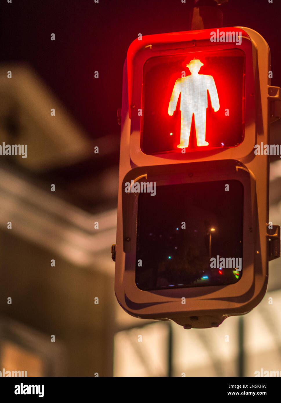 Rote Ampel für Fußgänger, Japan Stockfoto