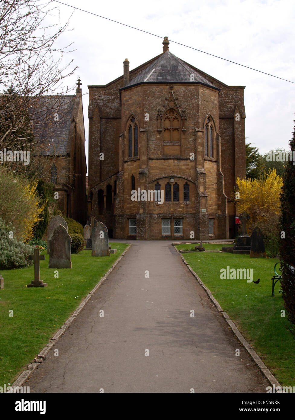 Billig Straße Kirche, Sherborne, Dorset, Großbritannien Stockfoto