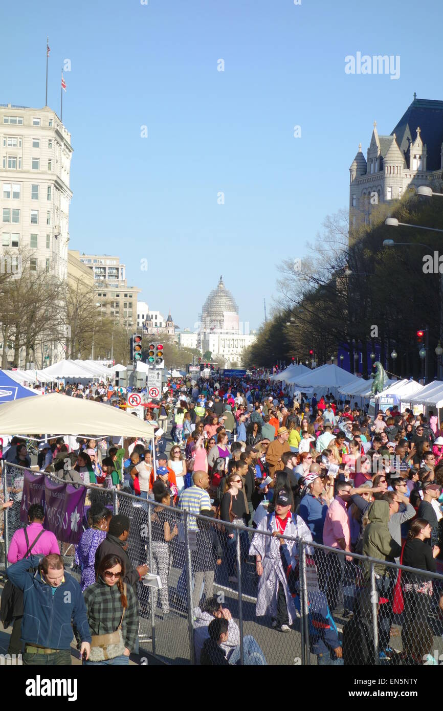 2015 national Cherry Blossom Festival Parade in Washington, D.C. Stockfoto