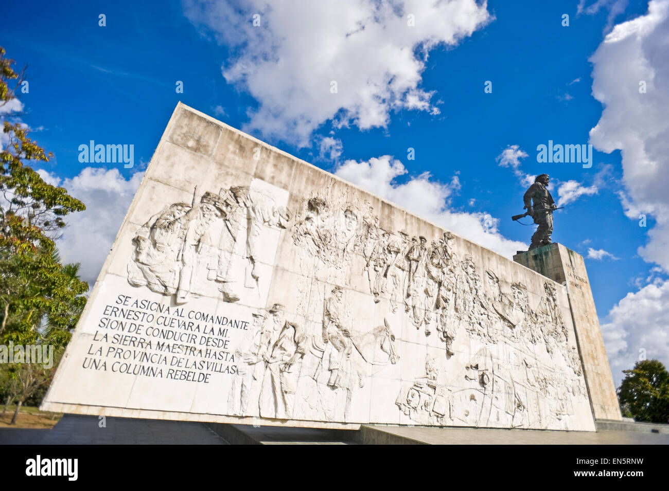 Horizontale Ansicht von Mausoleo Che Guevara in Santa Clara. Stockfoto