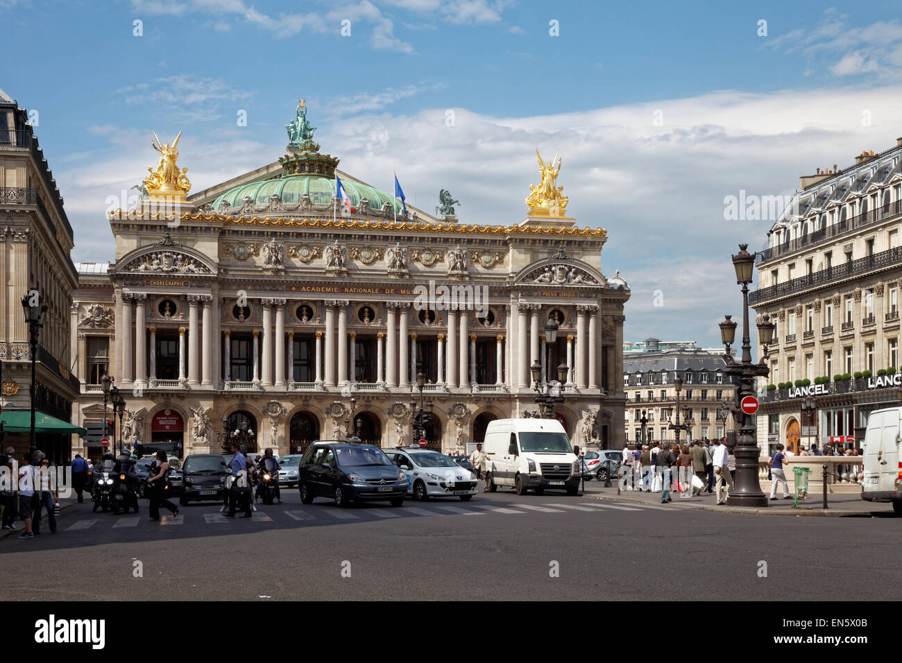 Paris Opéra Palais Garnier, Opéra de Paris oder Opéra Garnier, Paris Académie Nationale De Musique, Opera, Frankreich Stockfoto
