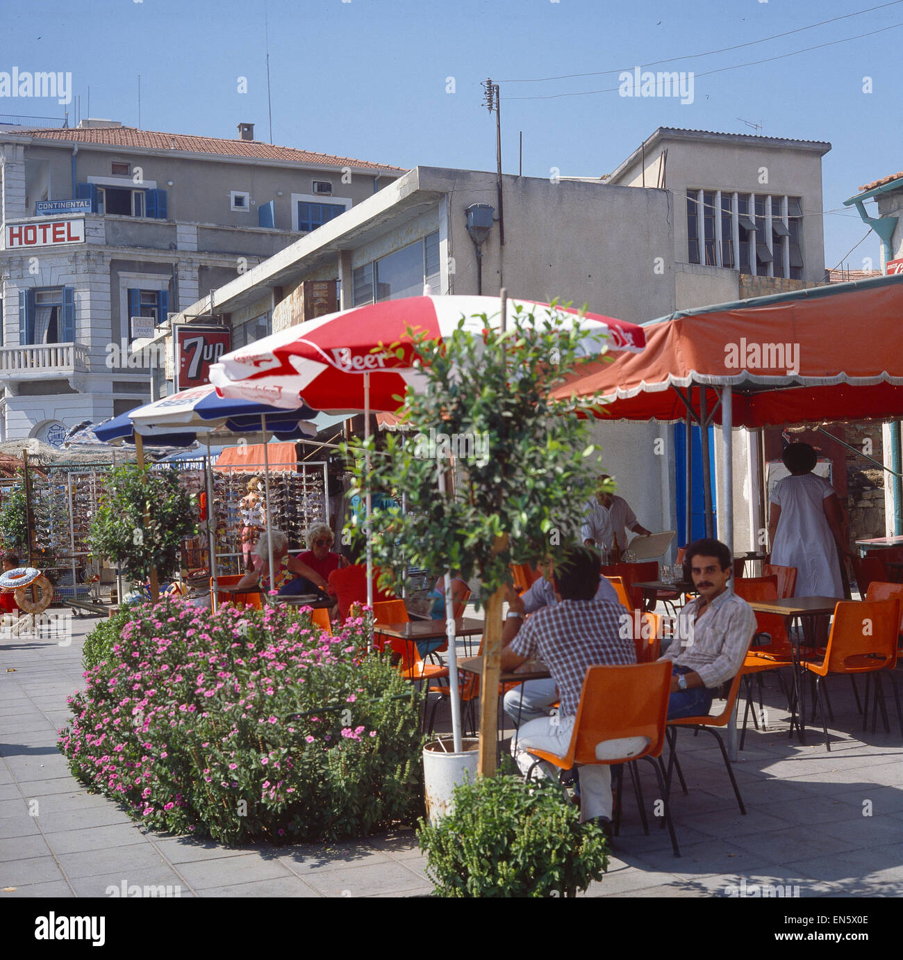 Insel Zypern, Limassol, Taverne in Limassol Stockfoto