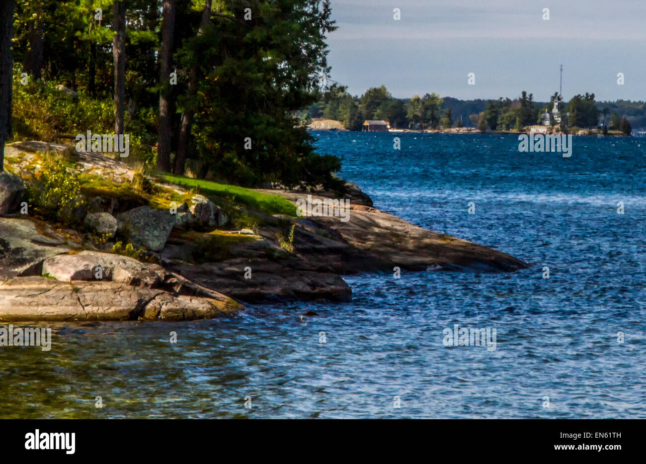 Entlang der Route bekannt als tausend Inseln im Bundesstaat New York Stockfoto