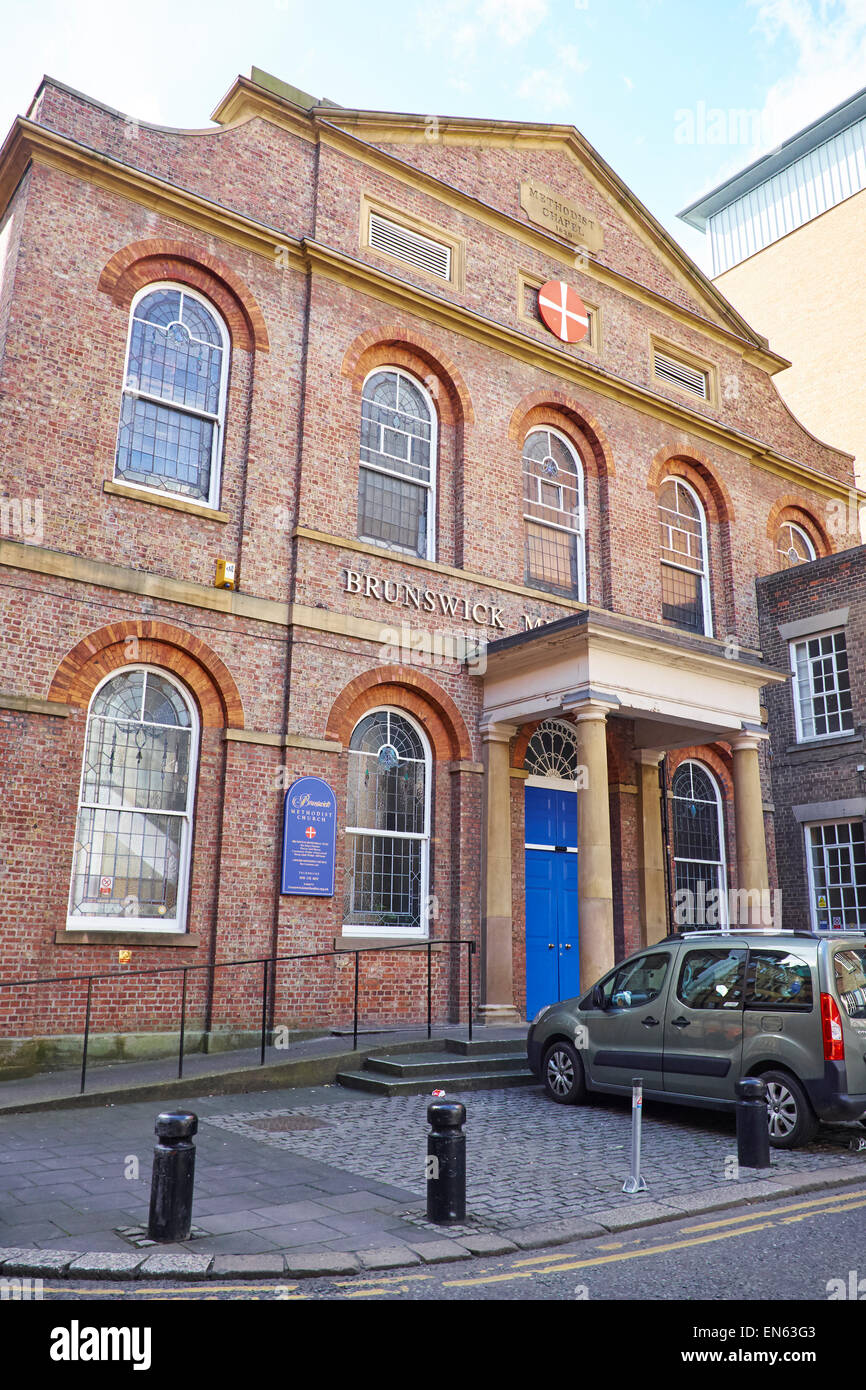 Braunschweig-methodistischen Kirche Braunschweig Ort Newcastle Upon Tyne UK Stockfoto