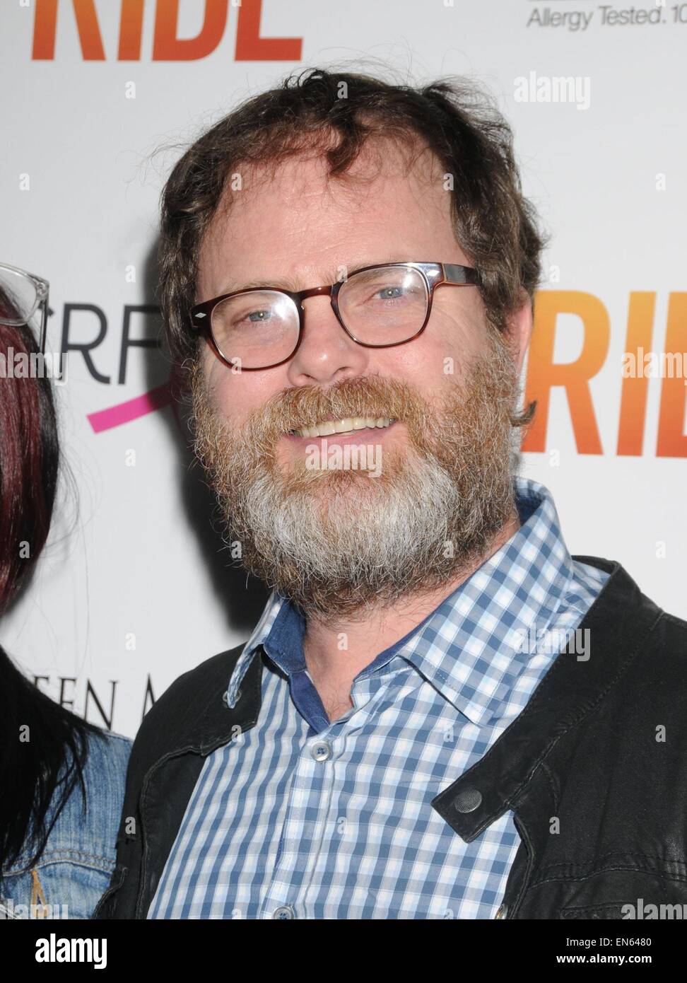 Los Angeles, Kalifornien, USA. 28. April 2015. Schauspieler RAINN WILSON in der "Ride" in Los Angeles am Archlight Hollywood Theater. Bildnachweis: Paul Fenton/ZUMA Draht/Alamy Live-Nachrichten Stockfoto