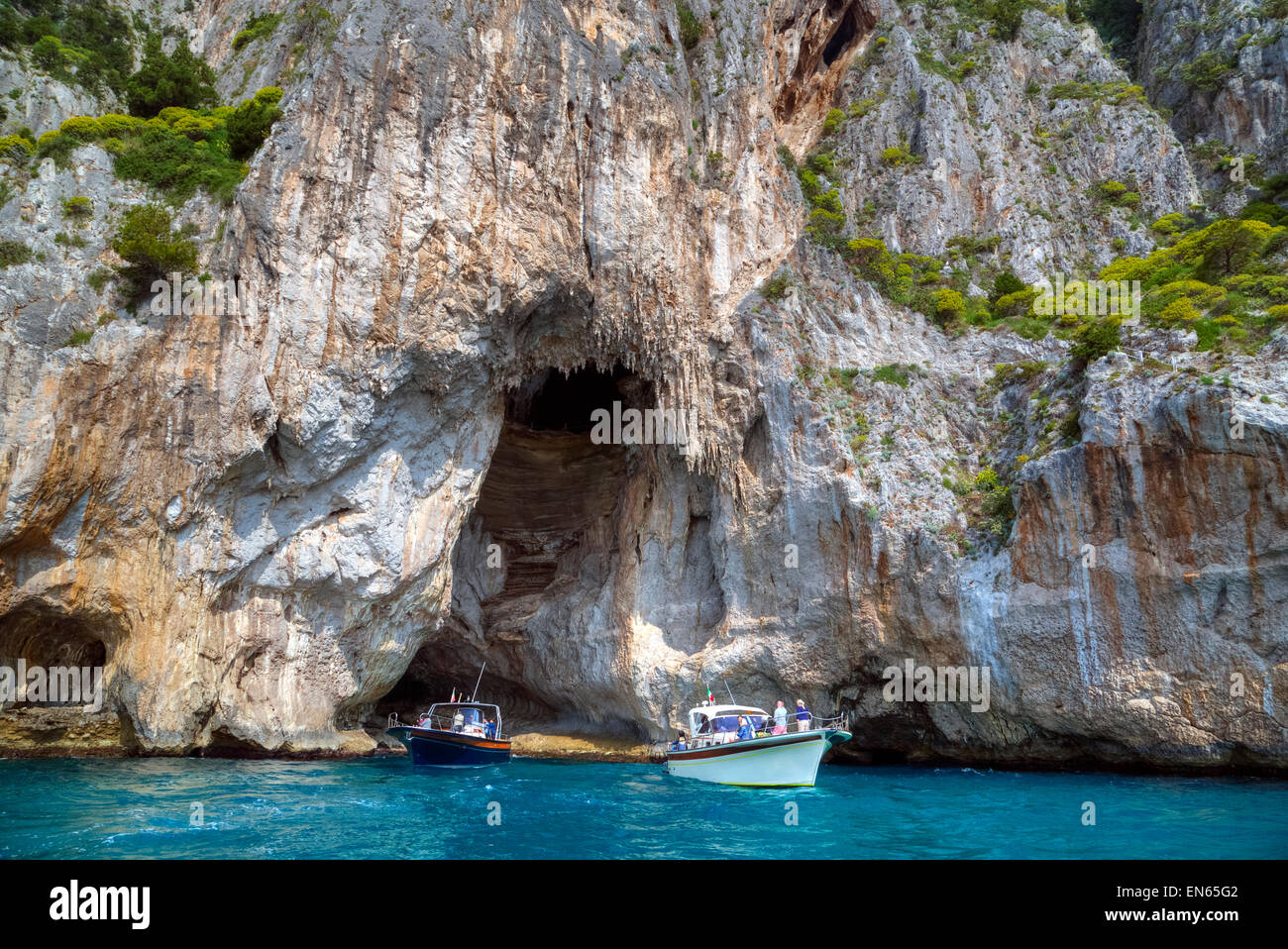 Grotta Bianca, Capri, Neapel, Kampanien, Italien Stockfoto