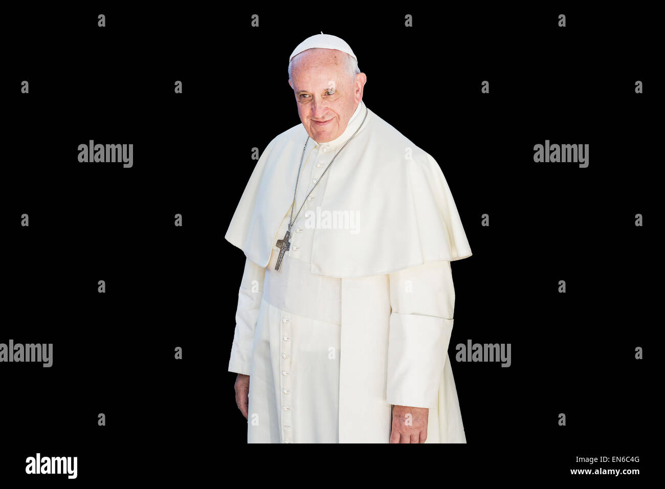 Papst Francis während der Papstbesuch nach Israel 26. Mai 2014 Stockfoto