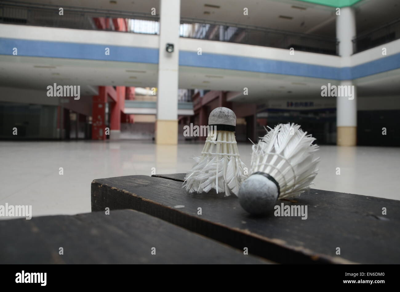 GEISTERSTADT CHINA Neue Südchina Mall, Dongguan China 2013. Das größte Einkaufszentrum der Welt/Geisterzentrum Stockfoto