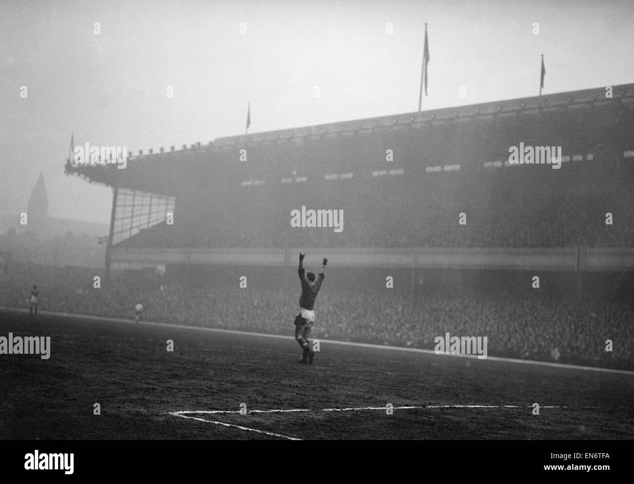Manchester United 5-3 Fulham 1958-FA-Cup Halbfinale replay 26.03.1958 Stockfoto