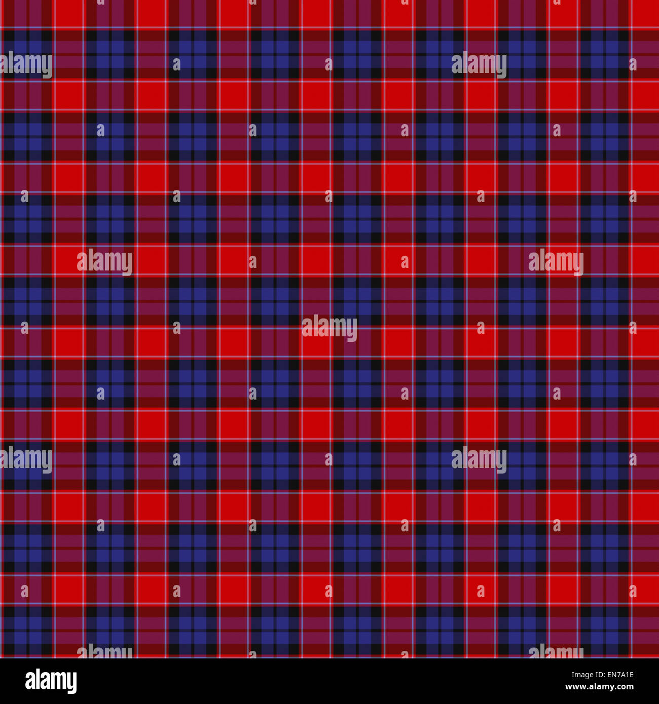 Eine nahtlose gemusterten Fliesen des Clans Tartan Graham of Menteith (rot). Stockfoto