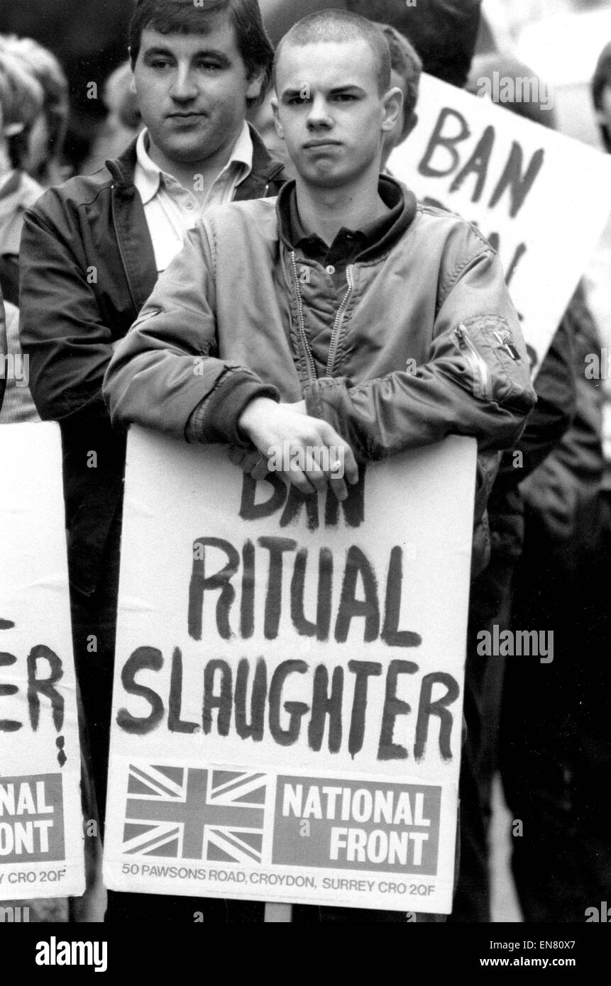British national front skinheads Fotos und Bildmaterial in hoher