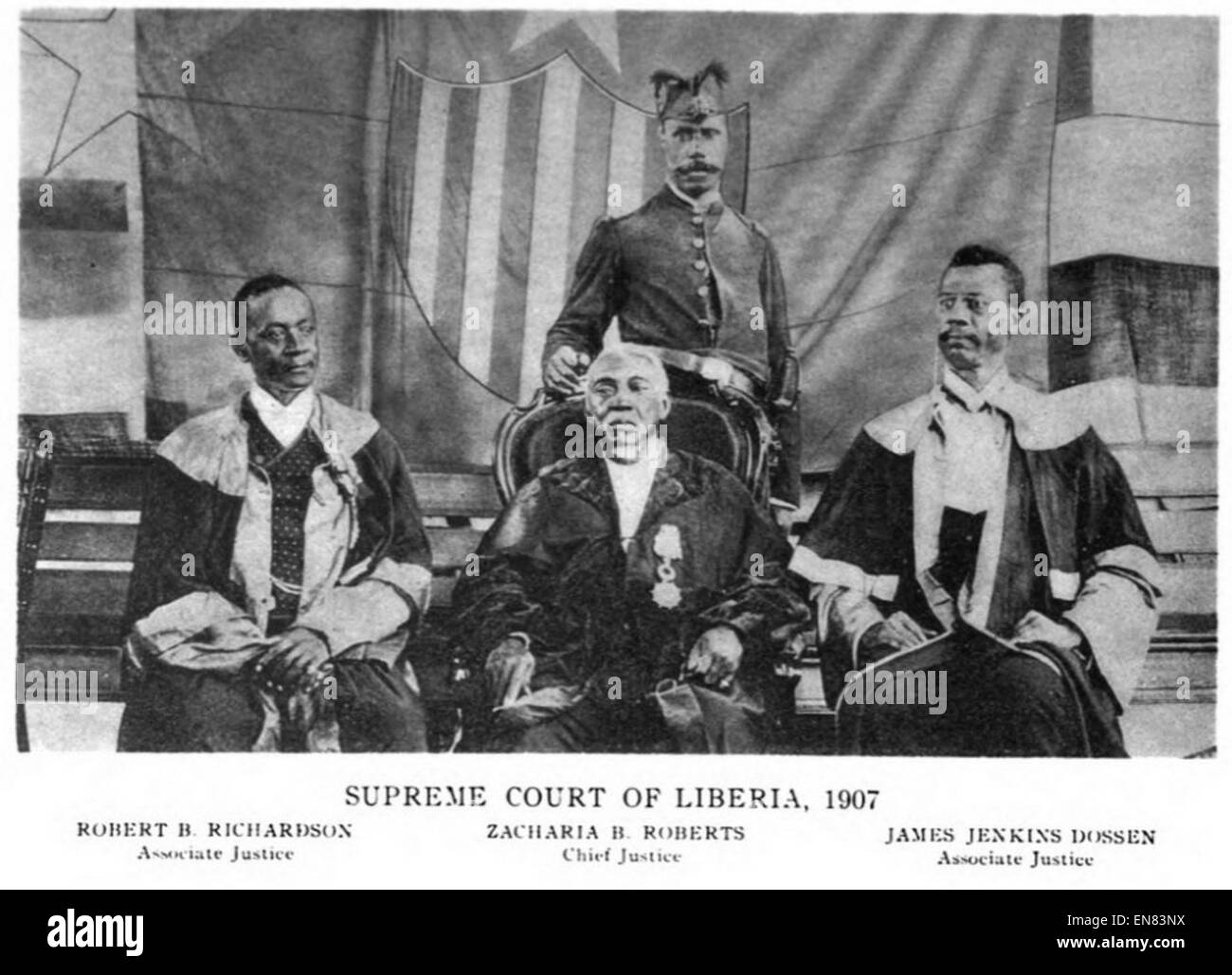 Oberste Gericht Liberias (1907) Stockfoto