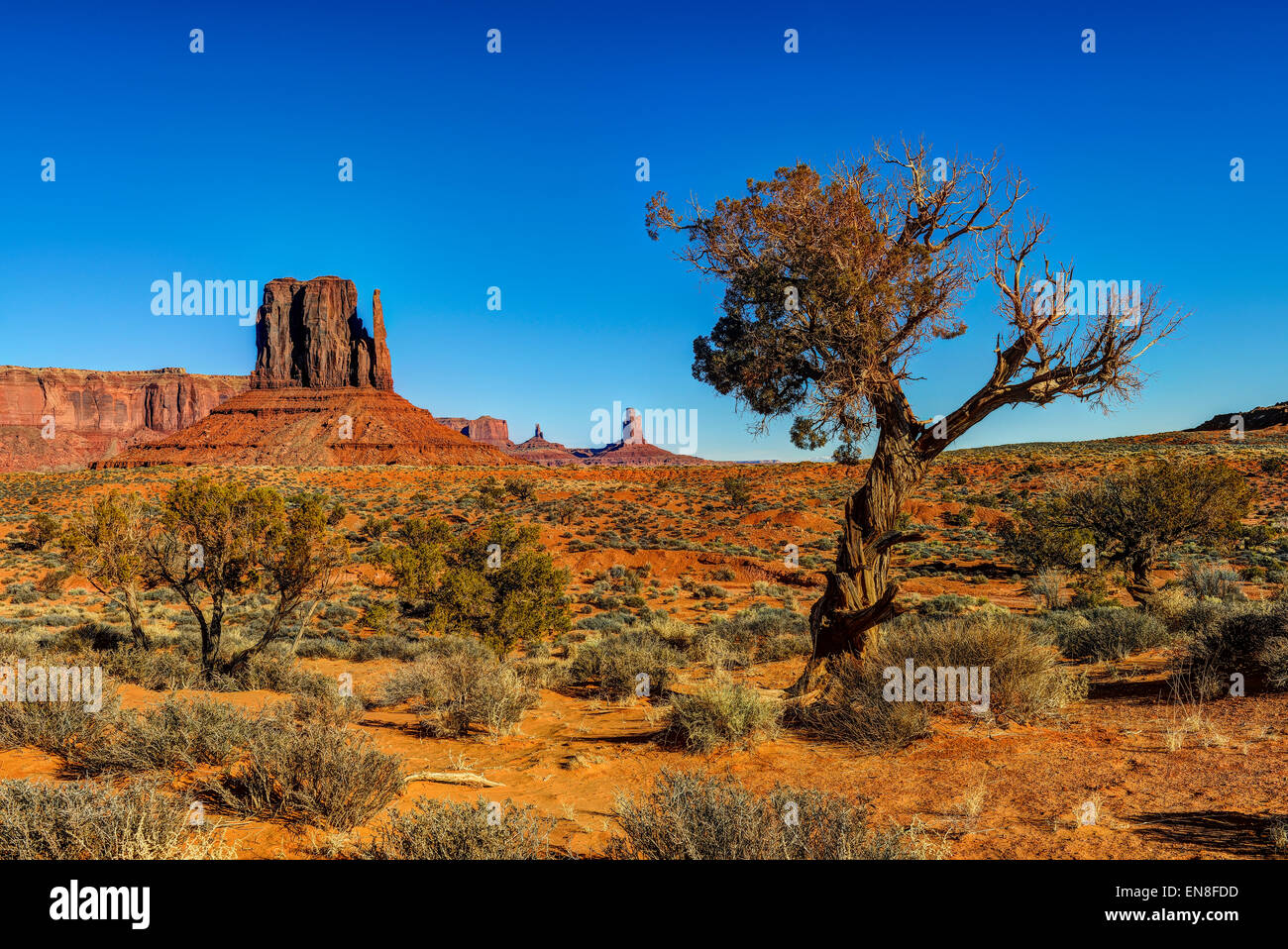 Monument Valley Navajo-Nation, az Stockfoto