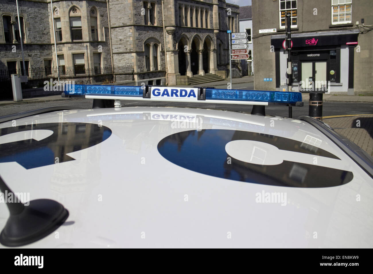 Garda irische Polizei Streifenwagen Sligo Irland Stockfoto