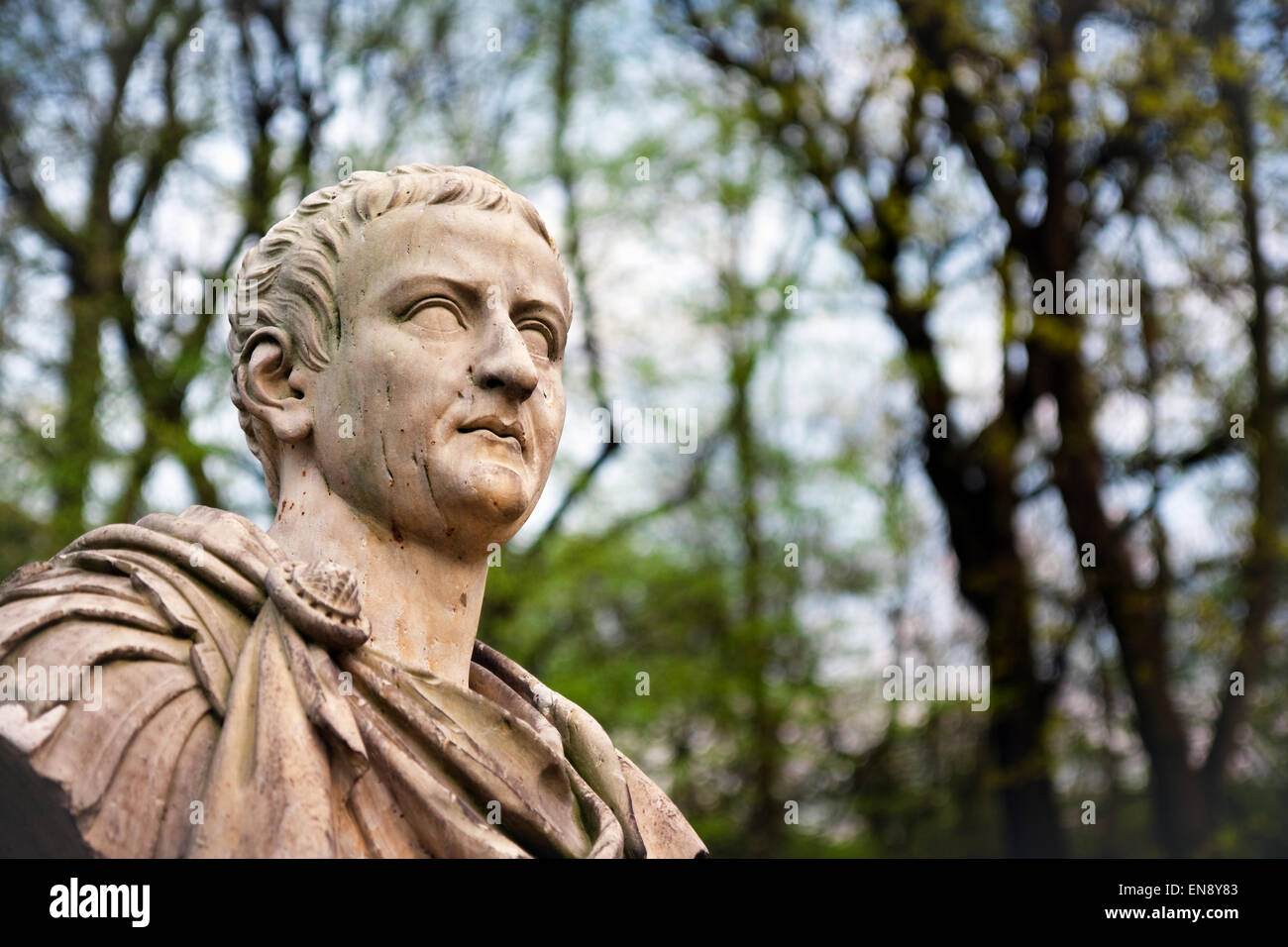 Julius Caesar - Tiberius Julius Nero Stockfoto
