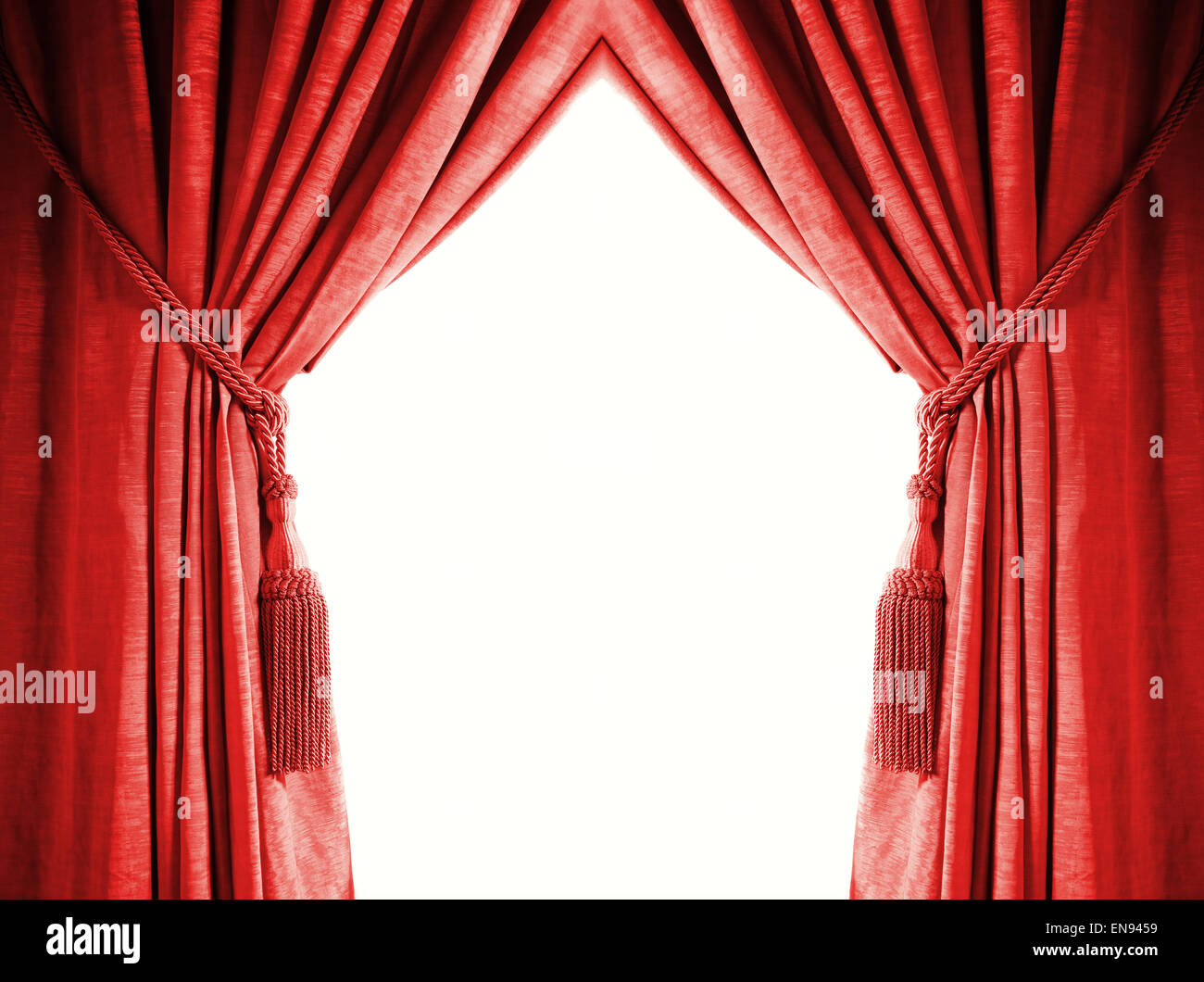 Luxus-Quasten für schöne Vorhang Stockfotografie - Alamy
