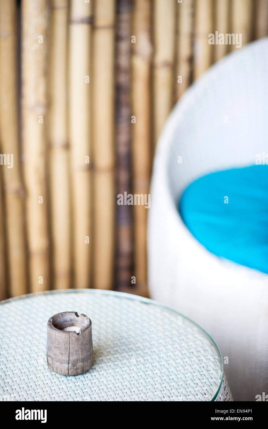 Strand-Bar-Design-Details in Sok San Bereich von Koh Rong Insel Kambodscha Stockfoto