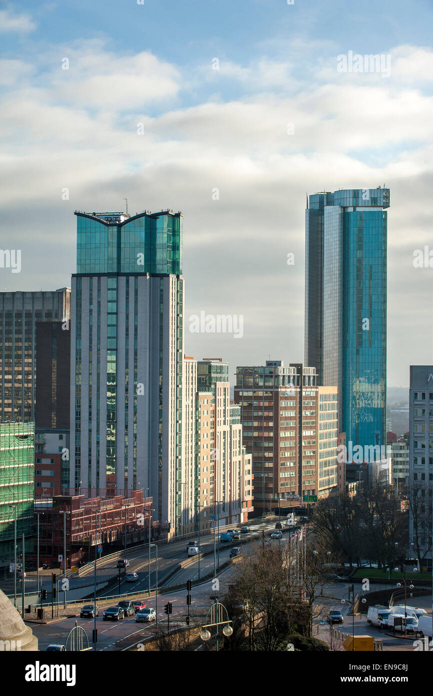 Sanierung des Stadtzentrum von Birmingham Stockfoto