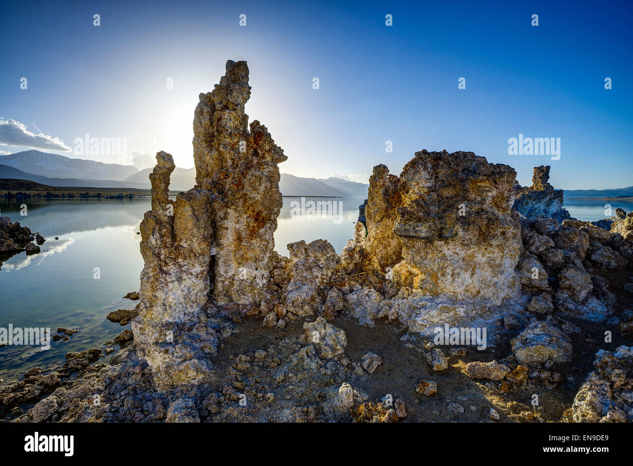 Tuffstein, mono Lake, CA, USA Stockfoto