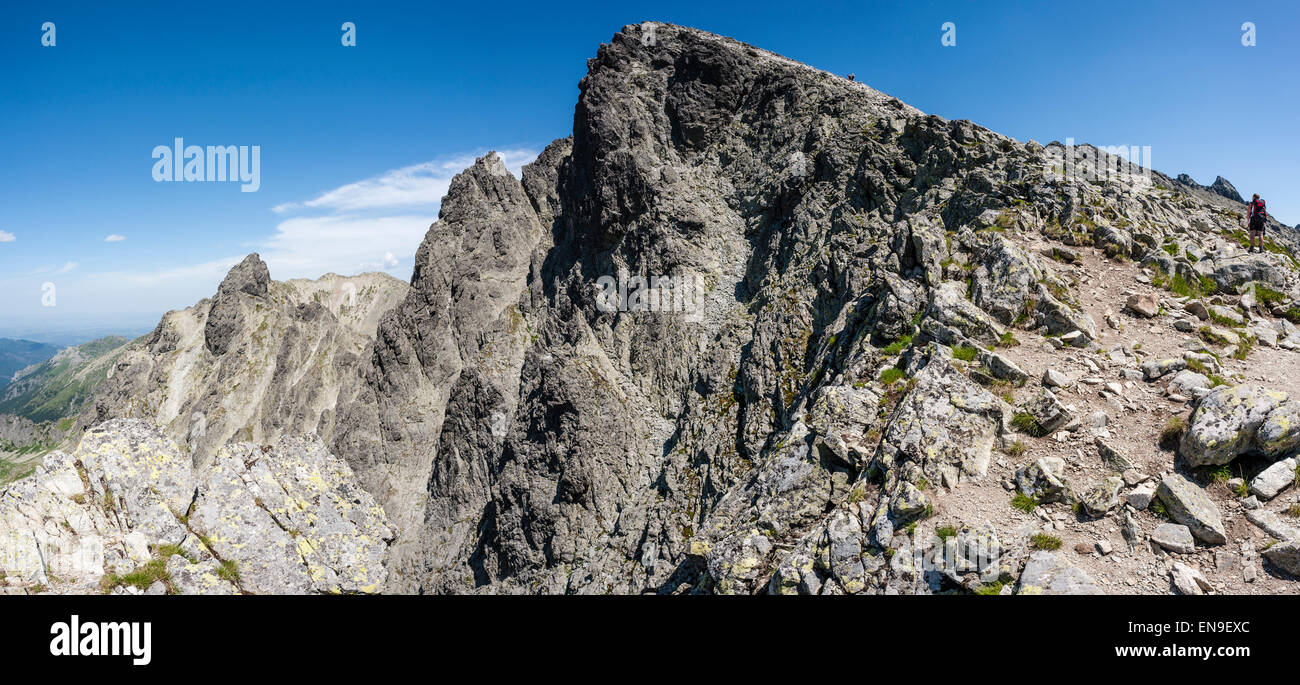 Vychodna Vysoka, Vysoke Tatry, Slowakei, an einem sonnigen Sommertag Stockfoto