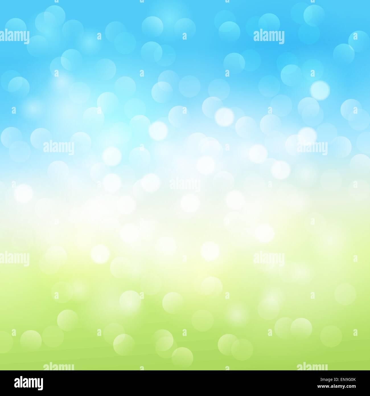 Sommer Bokeh hellen Hintergrund. Vektor-illustration Stock Vektor