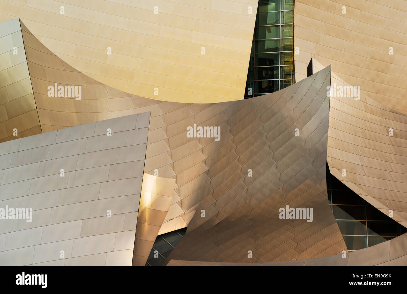Walt Disney Concert Hall, entworfen von dem Architekten Frank Gehry, Los Angeles, Kalifornien Stockfoto