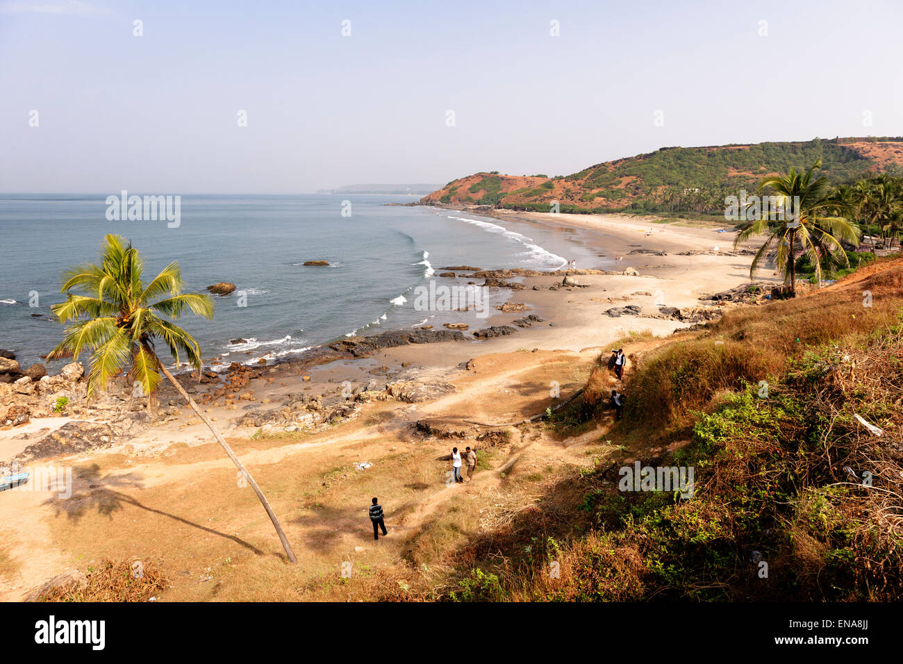 Vagator Beach, Goa. Stockfoto