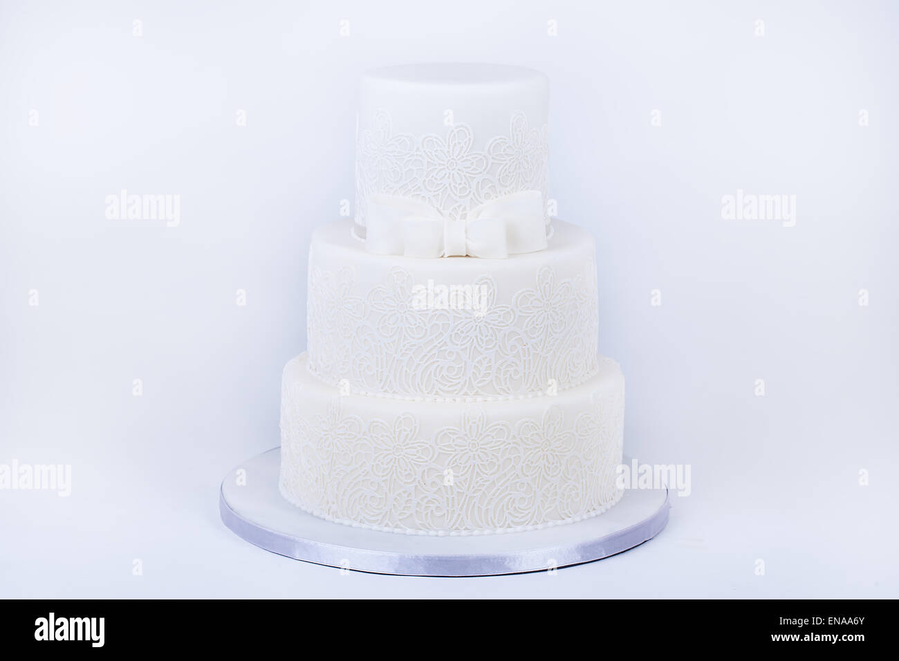 Köstliche Luxus Ping Hochzeit oder Geburtstag Kuchen Stockfoto