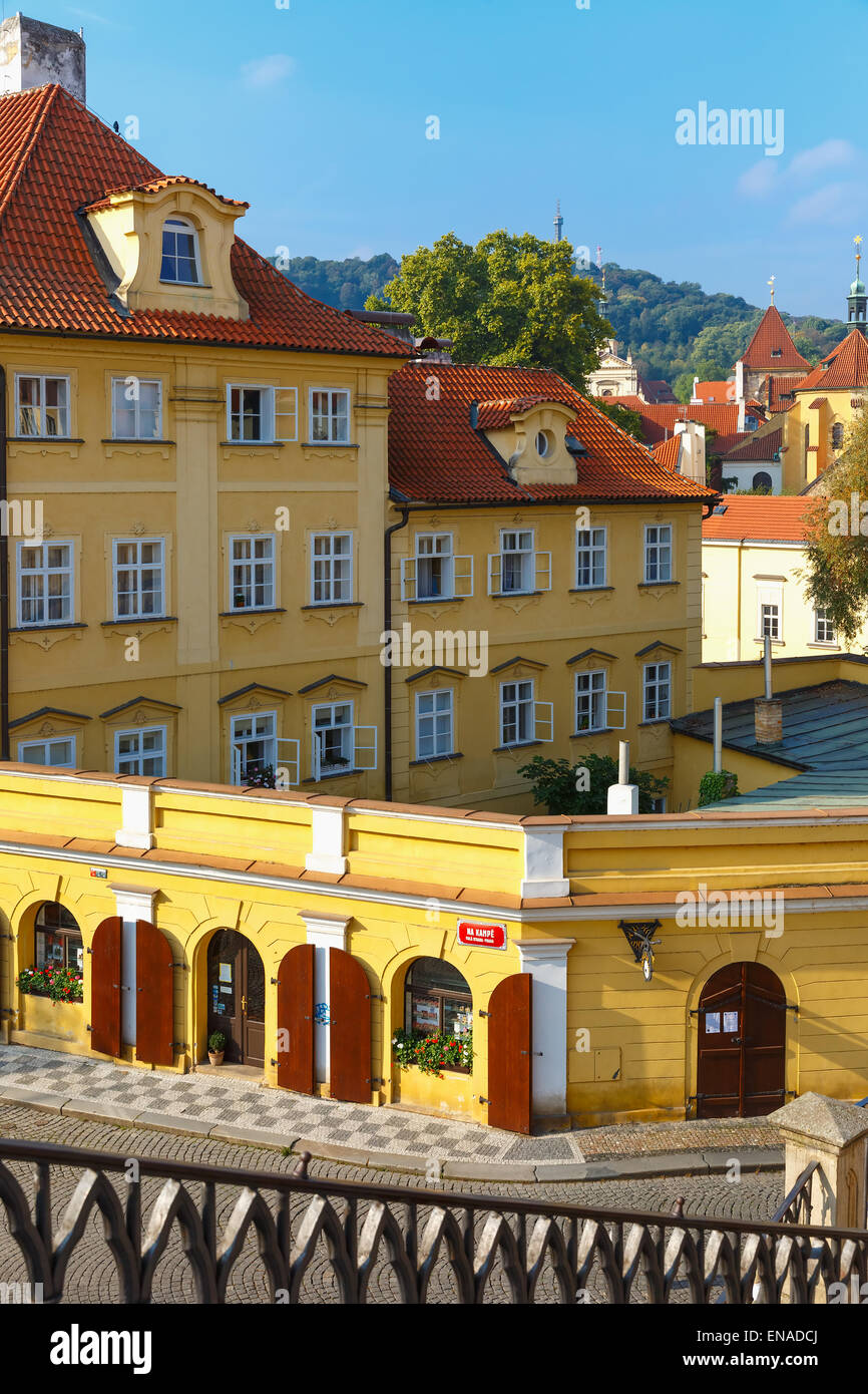 Kampa-Insel in kleine Viertel, Prag, Tschechien Stockfoto
