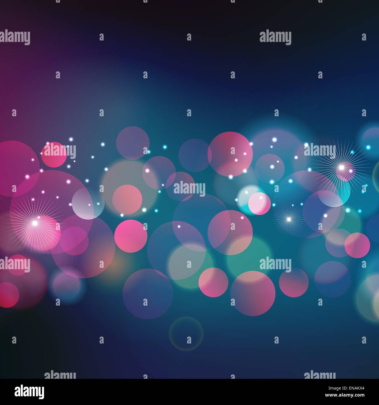 Vektor-Illustration abstrakt Weihnachten Rotlicht Hintergrund Stock Vektor