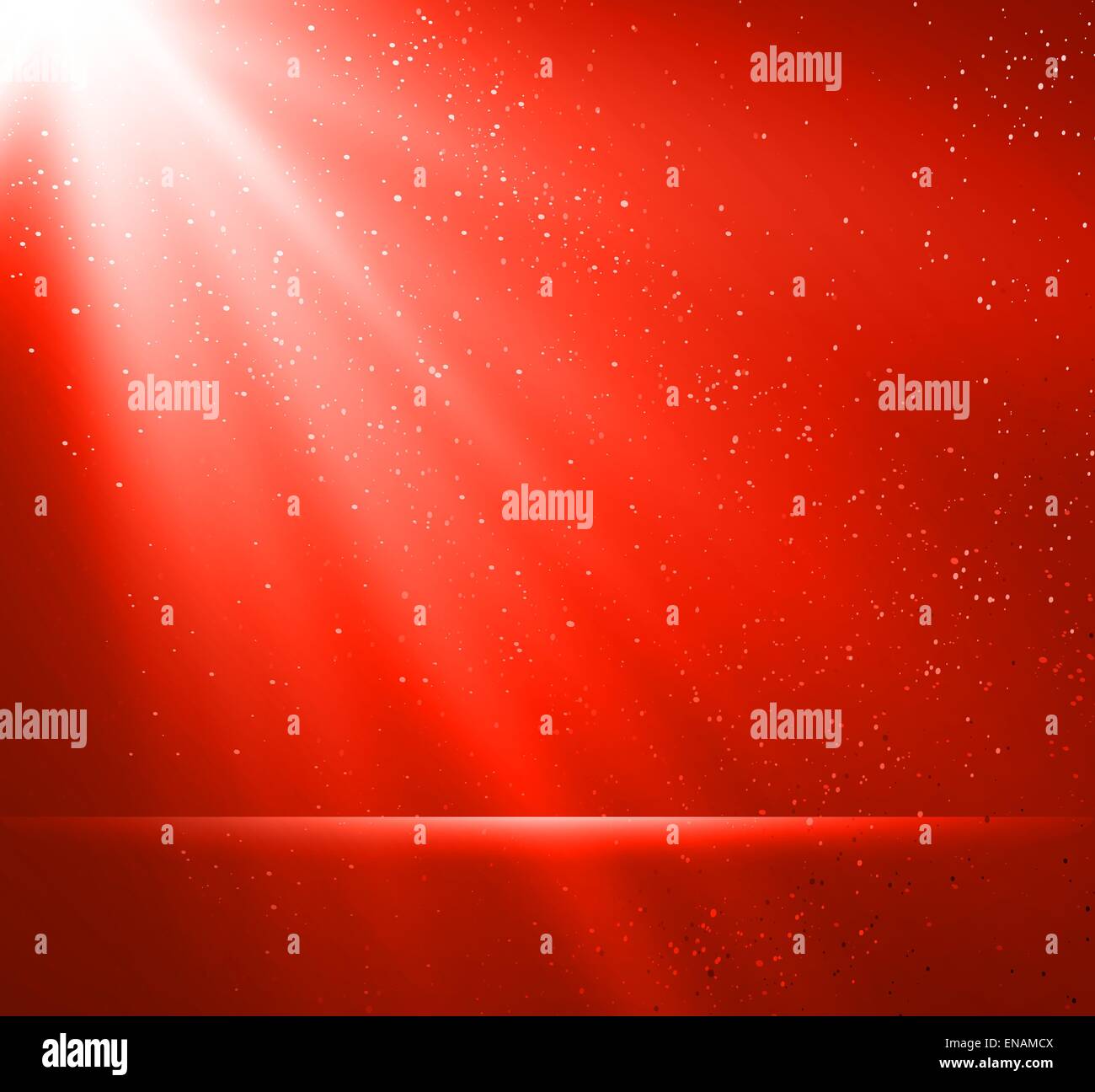 Vector Illustration abstrakt magische Rotlicht Hintergrund Stock Vektor