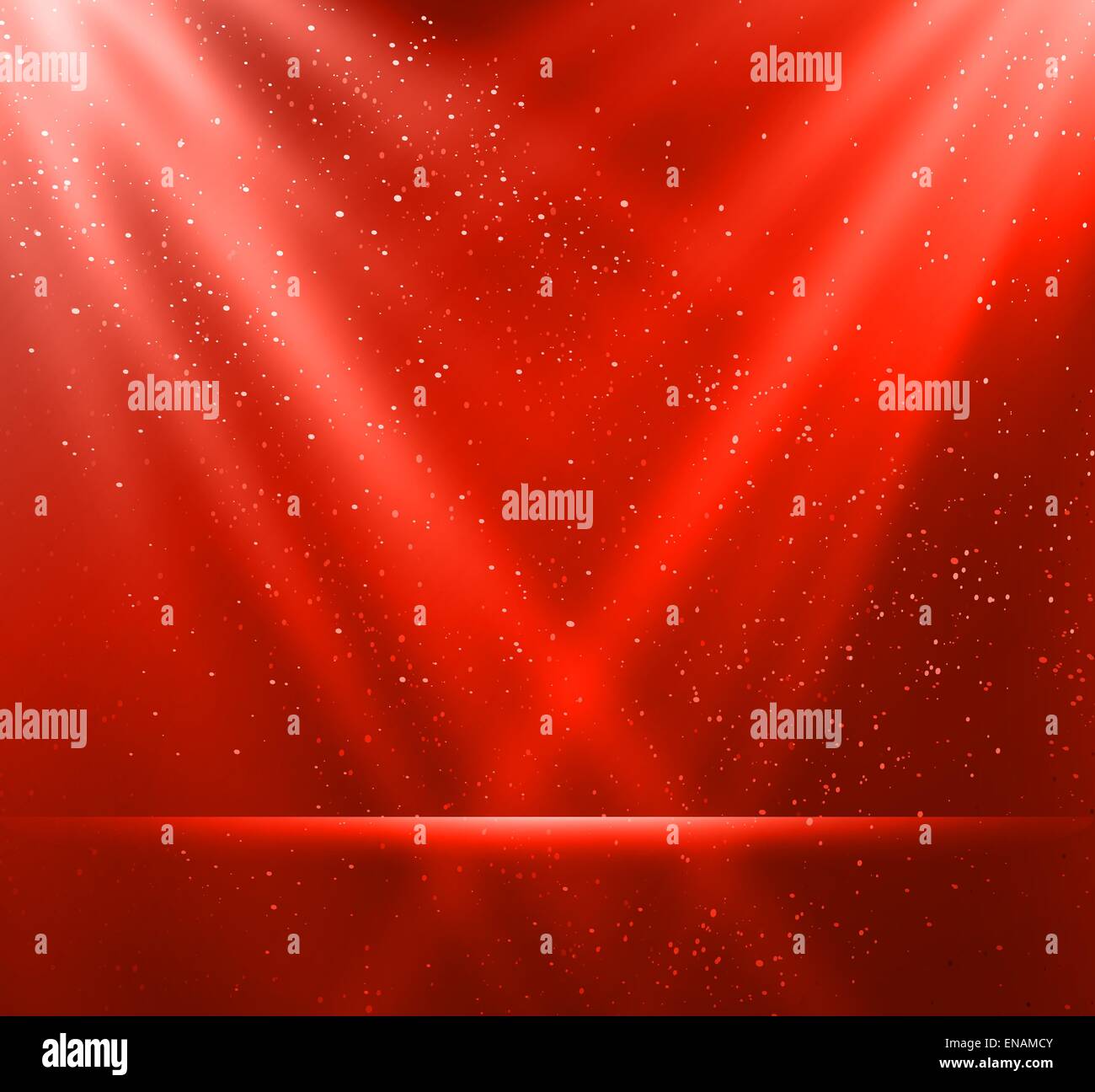Vector Illustration abstrakt magische Rotlicht Hintergrund Stock Vektor