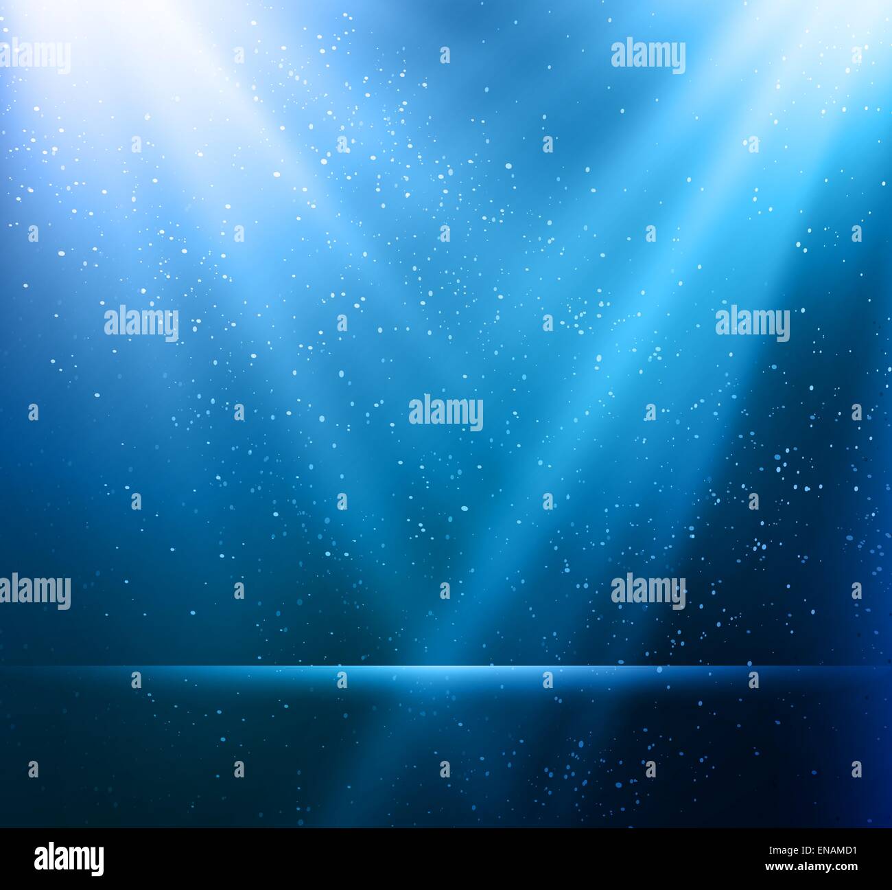 Vektor Illustration abstrakt magische blaue Licht Hintergrund Stock Vektor