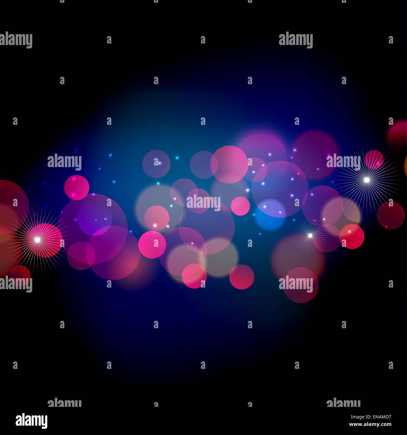 Vektor-Illustration abstrakt Weihnachten Rotlicht Hintergrund Stock Vektor