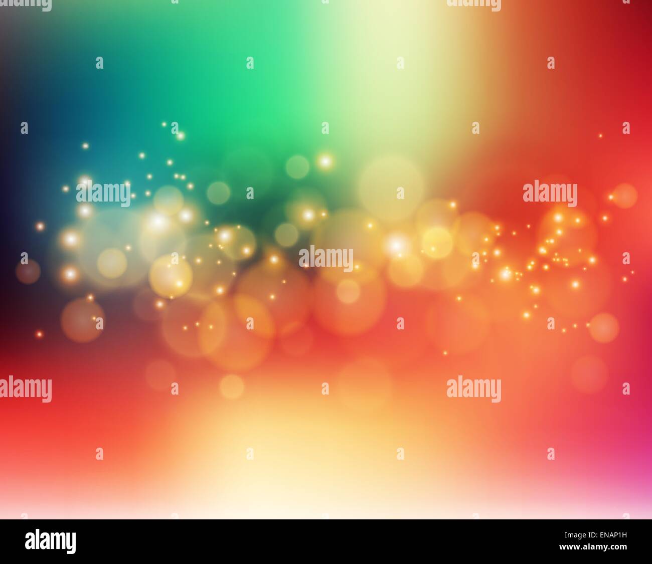Vektor abstrakte Urlaubs hellen Hintergrund mit bokeh Stock Vektor