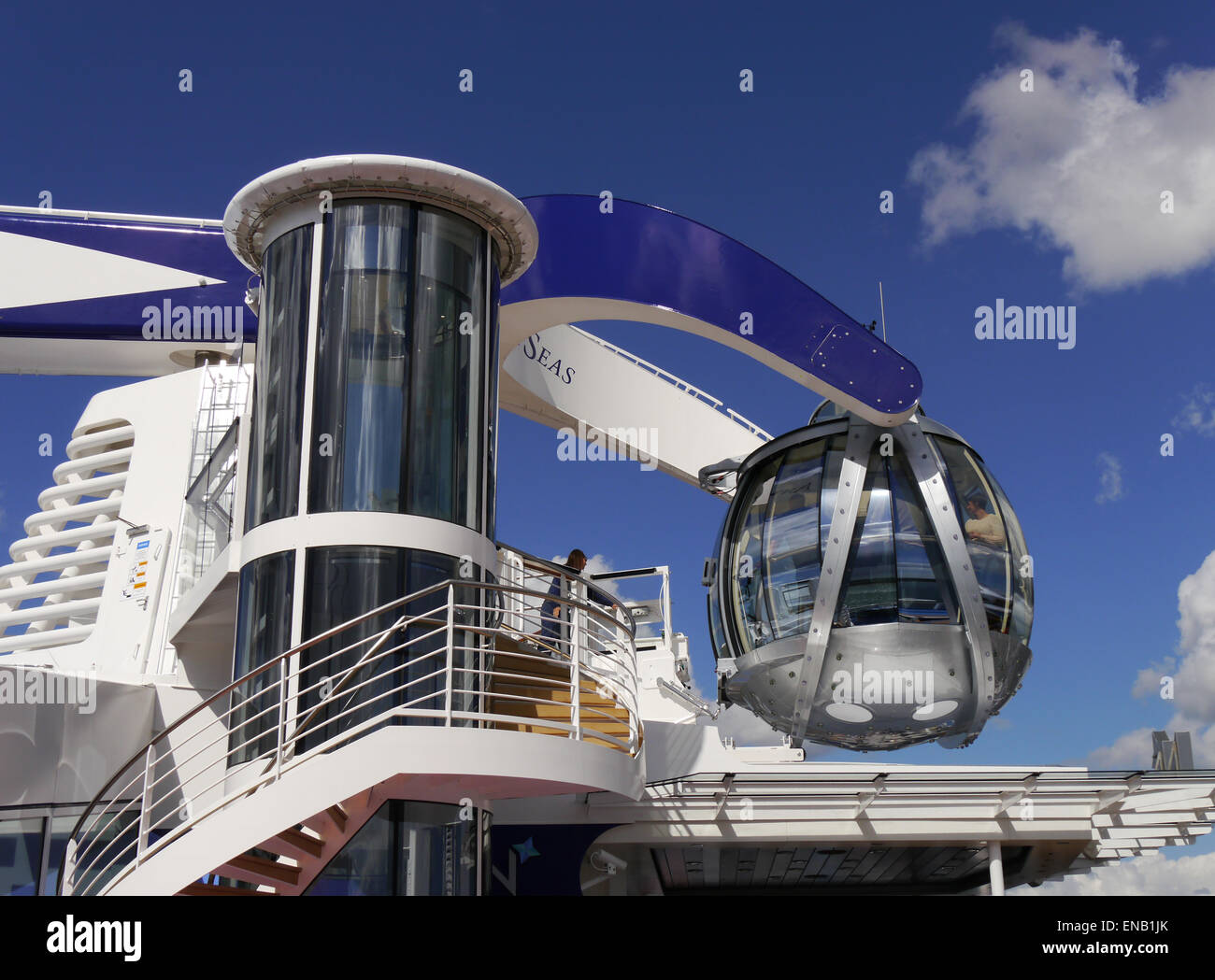 Die North Star auf Anthem of the Seas Stockfoto