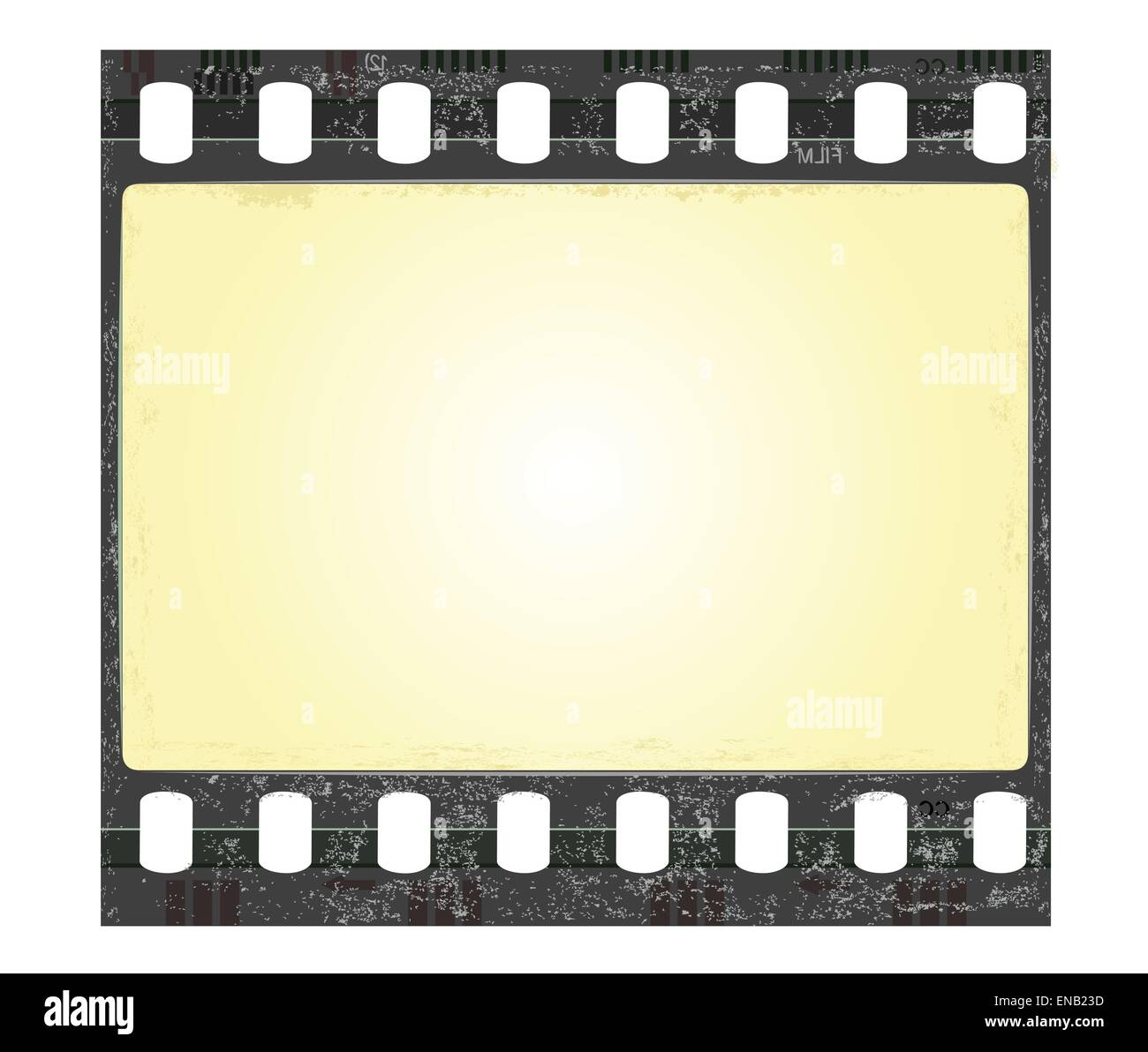 Bild von der Grunge-Film-Frame - Vektor Stock Vektor