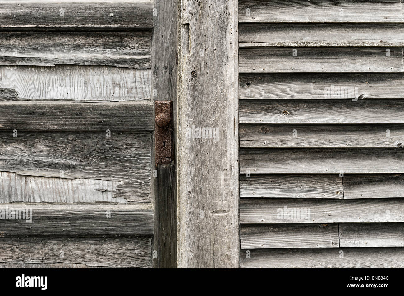 Verlassenes Haus Detail, Maine, USA Stockfoto