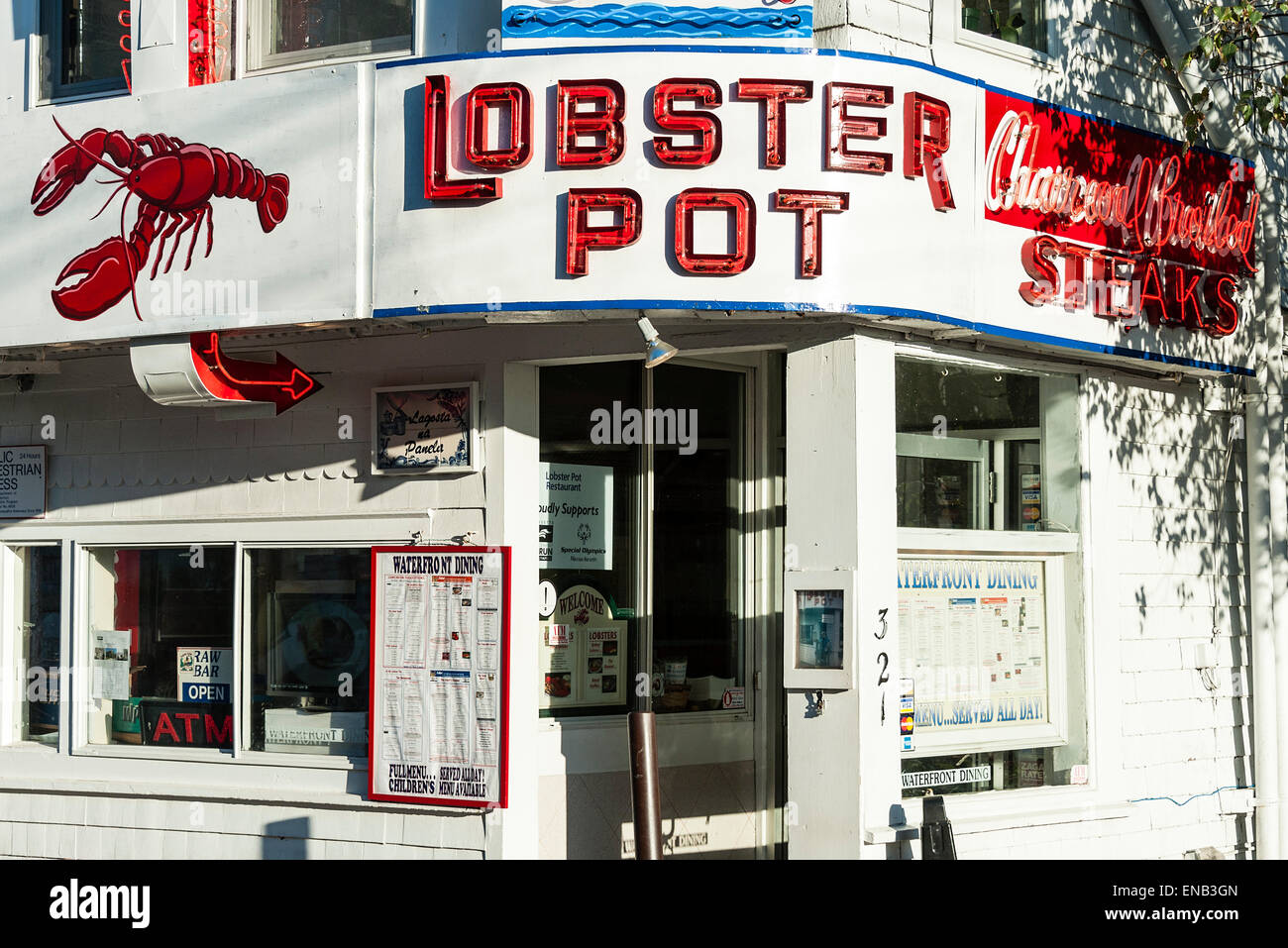 Das Restaurant Lobster Pot, Provincetown, Cape Cod, Massachusetts, USA Stockfoto