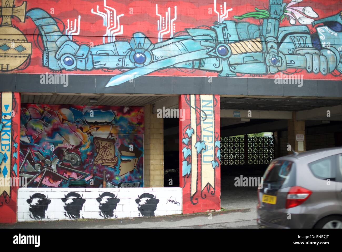 Graffiti in Bristol, England Stockfoto