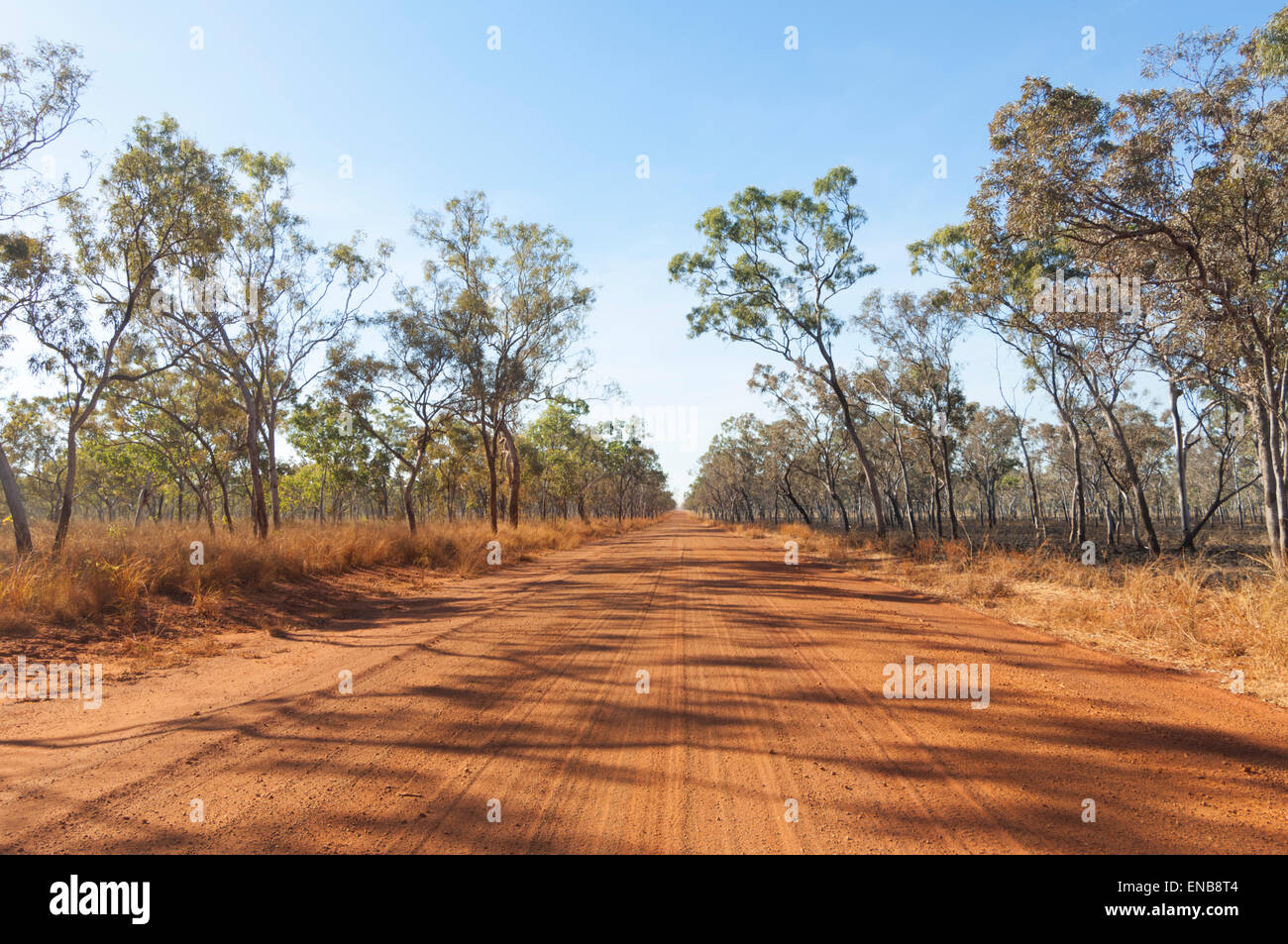 Nicht abgeschottete Road in der Nähe von Drysdale, Kimberley, Westaustralien, WA, Australien Stockfoto