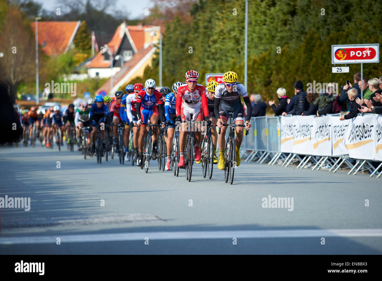 Viborg, Dänemark. 1. Mai 2015. Internationalen Radsport Rennen (UCI 1.2) Credit: Brian Bjeldbak/Alamy Live-Nachrichten Stockfoto