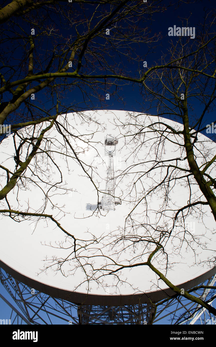 Jodrell Bank, Lovell-Teleskop Stockfoto