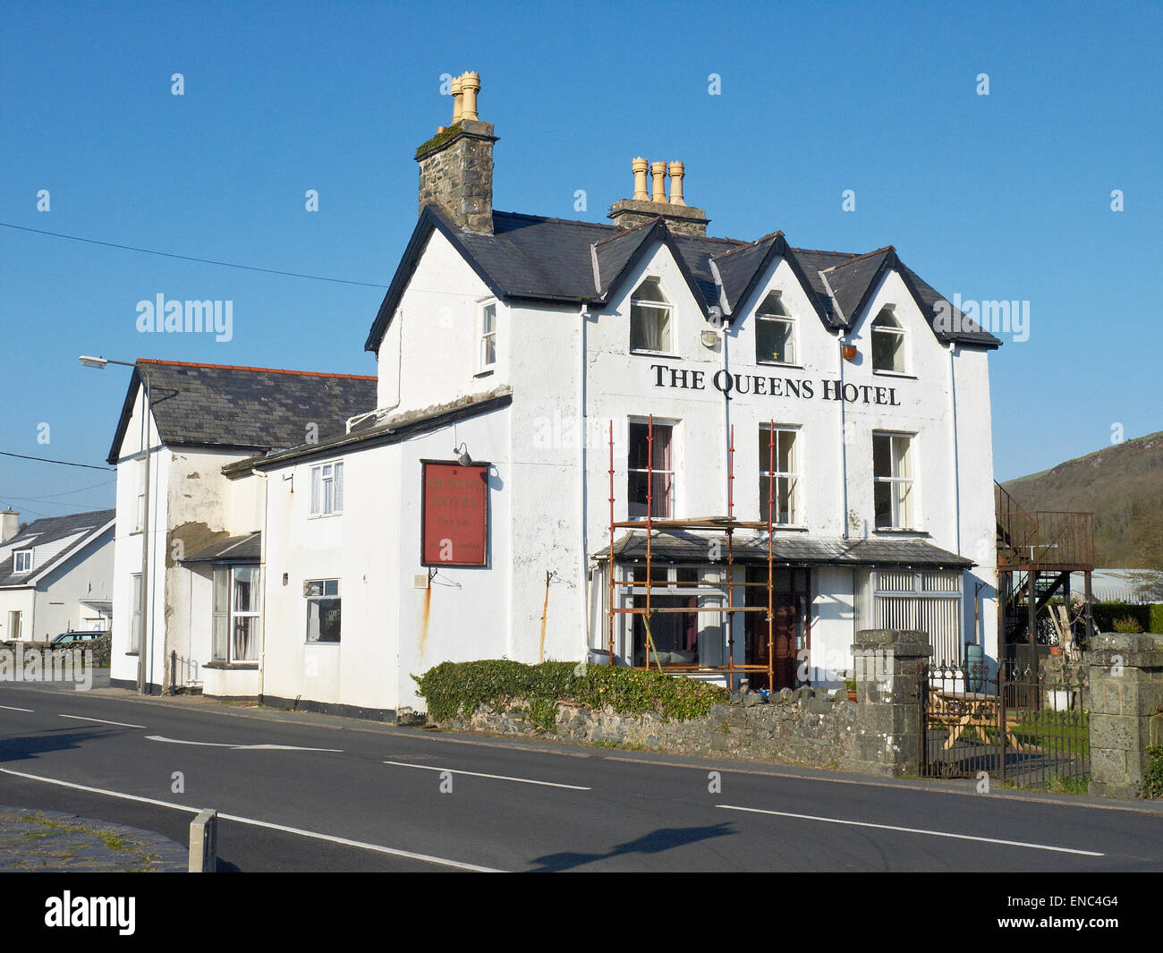 Das Queens Hotel in Harlech Gwynedd Wales UK Stockfoto