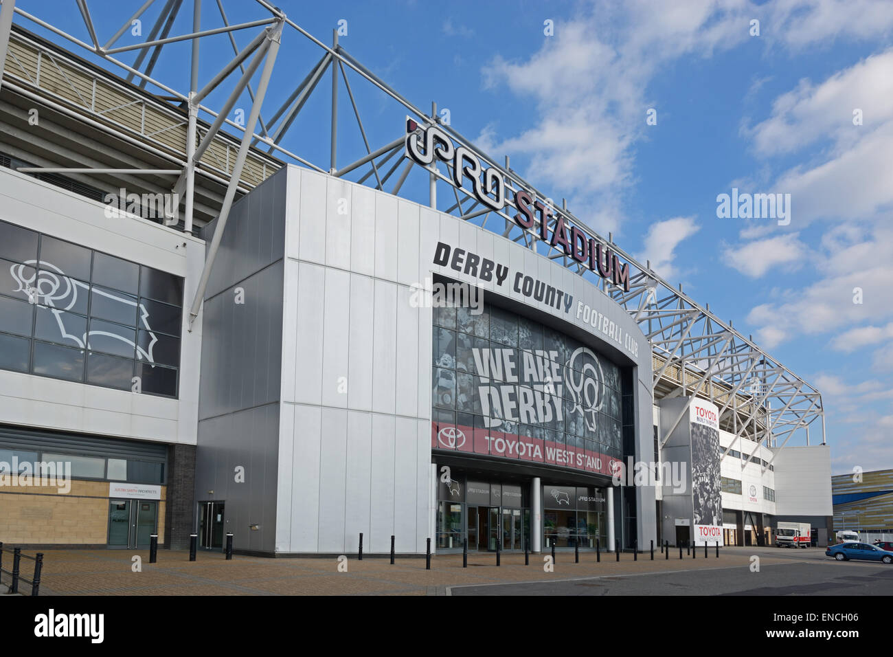 Derby County Stadium. Stockfoto