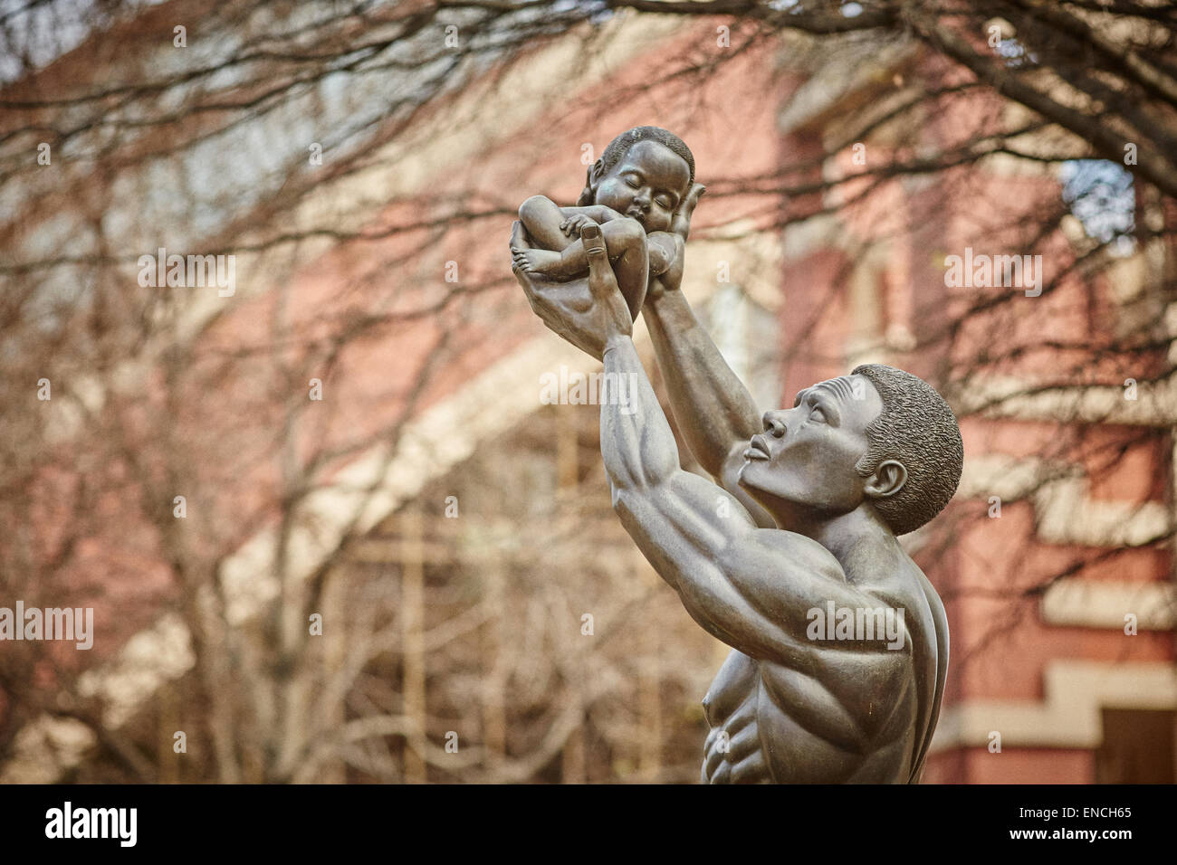 Atlanta, USA Georga "siehe", Martin Luther King, Jr., National Historic Site, Atlanta, Georgia (USA). 12-Fuß-Statue von Kunt Stockfoto